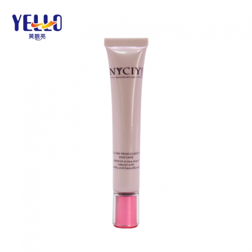 Luxury Empty Plastic Cosmetic Tubes For Eye Cream Small Capacity Pink Color