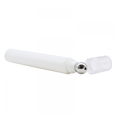 White 10ml 15ml Single Roller Ball Tube For Eye Cream