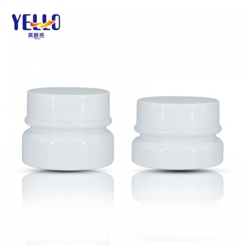 30g White Unique Jars For Creams , Empty Face Cream Jar Customized Logo