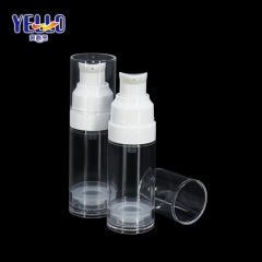 20ml Refillable Airless Pump Bottle / Clear Eye Cream Bottle Wholesale