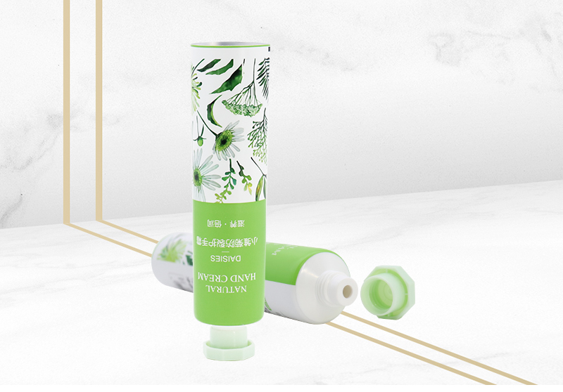 Fall Winter Empty Plastic Hand Cream Tubes , 50g Hand Lotion Tube