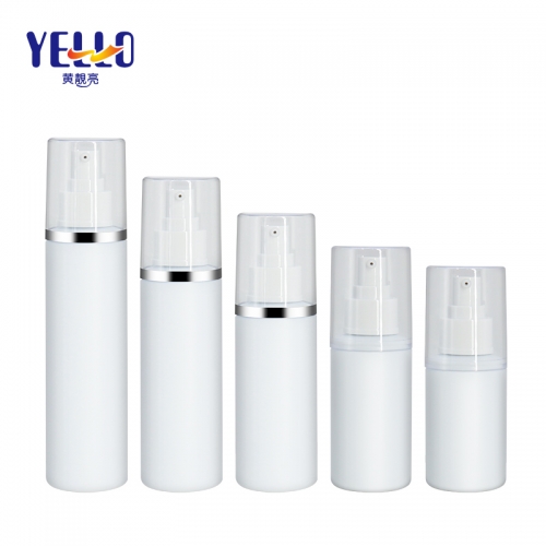 Custom Made White HDPE Empty Lotion Bottles , Lotion Bottles with Pump 180ml