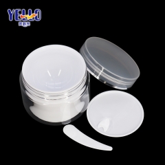 Double Wall Plastic Mask Cream Jars 30g 50g / Personalized PET Cosmetic Jars