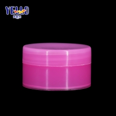 10g Plastic Empty Makeup Cosmetic Cream Jar , PP Round Pink Jars for Lip Balms