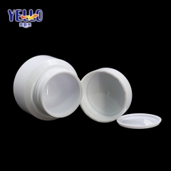 20g 20ml Empty White Cream Jars / Small Double Wall PET Eye Ccosmetic Cream Jar Container