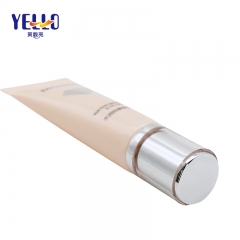 Mini 10g LDPE Plastic Tube For Eyes Gel / Cosmetic Squeeze Nozzle Tubes with Acrylic Caps