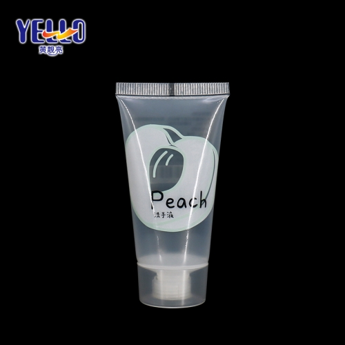 Transparent 30ml 50ml Plastic Squeeze Cosmetic Tubes For Hand Sanitzier