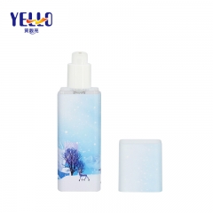 Square Plastic Mist Spray Bottle 35ml 60ml 100ml 120ml With 3D Printing