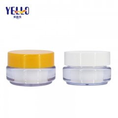 25g New Transparent Empty Acrylic Cream Jars , Small Size PMMA Lotion Container For Cream