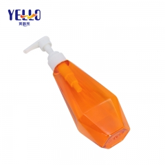 Irregular Transparent Plastic Lotion Shampoo Bottles 120ml 200ml