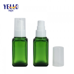 El gotero plástico púrpura verde transparente embotella 15ml 40ml para el aceite o el suero de cara