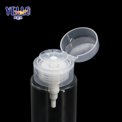 Empty Clear 200ml 300ml Big PET Plastic Make up Remover Bottles , Cosmetics Liquid Containers