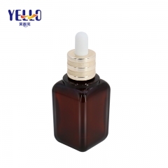 Luxury Thick Wall 30ml 50ml Serum Dropper Bottles / Eco Friendly Cosmetic Dropper Bottle