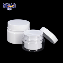 50g 100g Empty Plastic Body Lotion Jars Face Mask Containers , PET Double Wall Jar