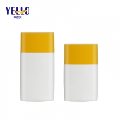 40ml 1.34 oz 60ml 2 oz Square Sunscreen Bottle / HDPE Plastic Tottle Bottles For Lotion