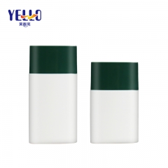 40ml 1,34 oz 60ml botella cuadrada de protección solar de 2 oz/botellas plásticas de HDPE para loción