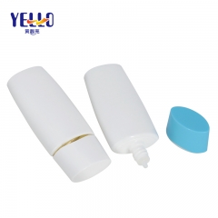 High Quality Oval Sunblocks Cream Plastic Container 50g With Nozzle Cap