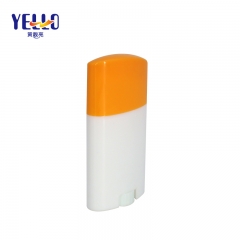 25g PP Plastic Sunscreen Stick Roller On Bottle , Customized Sun Stick Container