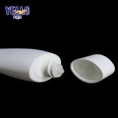 50ml 80ml Tottle Squeezable Tubes, White Plastic Tottle Bottles With Nozzle