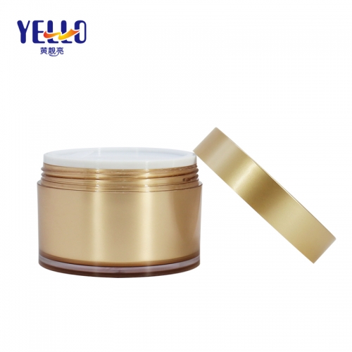 Wholesale 200g Cosmetic Jars For Cream, PS Plastic Refillable Skincare Packaging Container