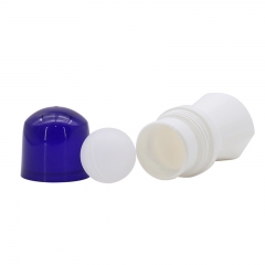 Plastic PP 30ml 50ml Empty Roll On Deodorant Containers / Cosmetic Roller Ball Bottles