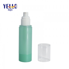 80ml Empty Green Airless Pump Bottles, Face Cream Foundation Cosmetic Bottle