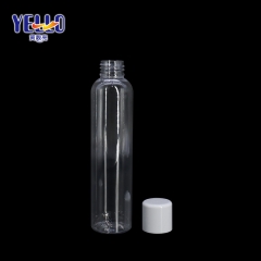5oz 150ml Empty Plastic PET Clear Lotion Bottles With Screw Caps