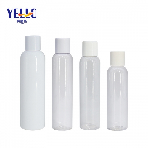 5oz 150ml Empty Plastic PET Clear Lotion Bottles With Screw Caps