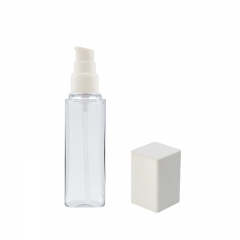 75ml Square Heavy Wall PET Lotion Bottles / Empty Cosmetic Container