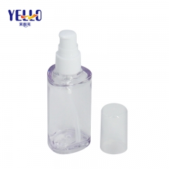 Triangle Clear Lotion Bottles , Eco Friendly Cosmetic Serum Bottle 15ml