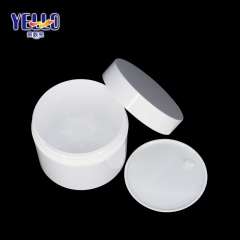 Pure White Empty PP Plastic Cosmetics Face Mask Jars 250g