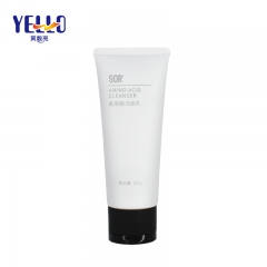 OEM Custom 100g Matte White Cosmetic Tube Packaging For Facial Cleanser