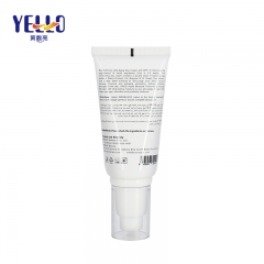 50ml Airless Pump Plastic Cosmetic Tube Packaging with White Closure