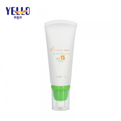 70g Airless Tube For Sun Cream With Plastic Pump Dispenser