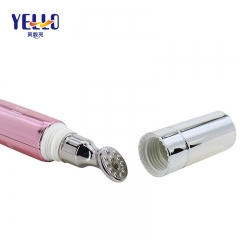 Laminated Plastic Eye Cream Container Cosmetic Squeeze Tubes With Applicator