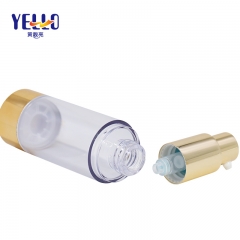 50ml 30ml Golden Press Pump Airless Vacuum Essence Lotion Bottles