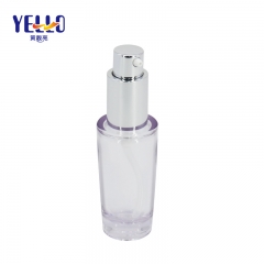 Custom Private Logo 20ml Eco Refillable Lotion Bottle With Silver Pump