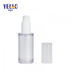 Premium 30ml PETG Eco Cylinder Cosmetic Serum Bottle With Pump