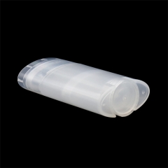 Transparent 30g Twist Up Deodorant Tubes Container For Cosmetic Packaging