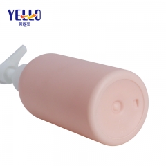 Botella de bomba de loción de 250 ml al por mayor de envases cosméticos vacíos de color rosa
