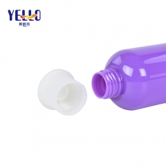botellas vacías plásticas púrpuras de la loción de 180ml 200ml para el empaquetado cosmético
