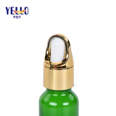 15ml 30ml 50ml 100ml Botellas cuentagotas de vidrio verde claro al por mayor