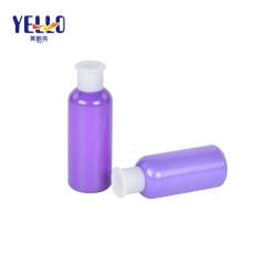 botellas vacías plásticas púrpuras de la loción de 180ml 200ml para el empaquetado cosmético