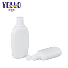 200Ml HDPE Plastic Matte White Shampoo Bottle With Disc Top Cap