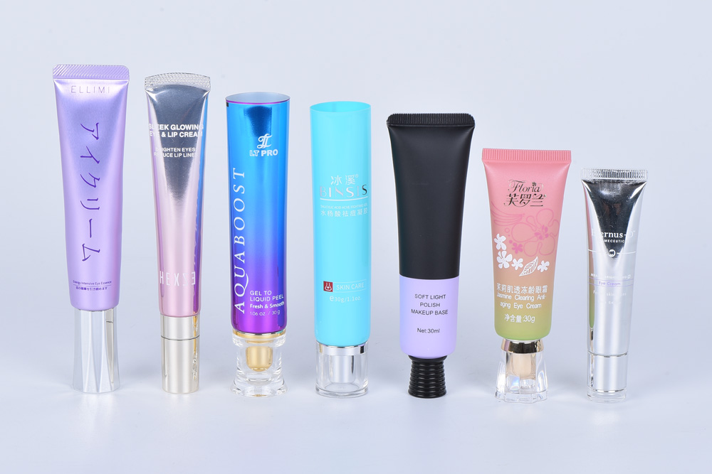 luxury cosmetic squeeze tubes