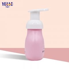 Cute Pink Foaming Hand Soap Bottles, 100ml HDPE Foamer Bottle