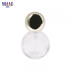 Botella de cristal 40ml del dispensador de la loción de la forma única de lujo para el cosmético