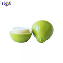 Baby Cream Plastic Cosmetic Containers Jars With Lids Pear Shape