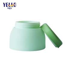 Fancy Matte Green 50ml Plastic Cosmetic Cream Jar Packaging