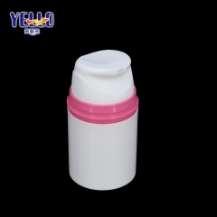 Opaque White Plastic Airless Treatment Pump Bottles 50Ml For Cosmetics